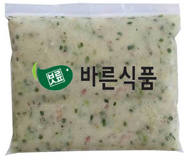바른식품 해물부추 어묵반죽 1kg 실꼬리돔 연육 바다향가득 무색소 무방부제 프리미엄, 1개