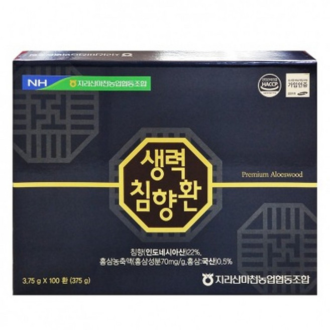 마천농협 생력침향환 3.75g x 100환, 1개, 375g
