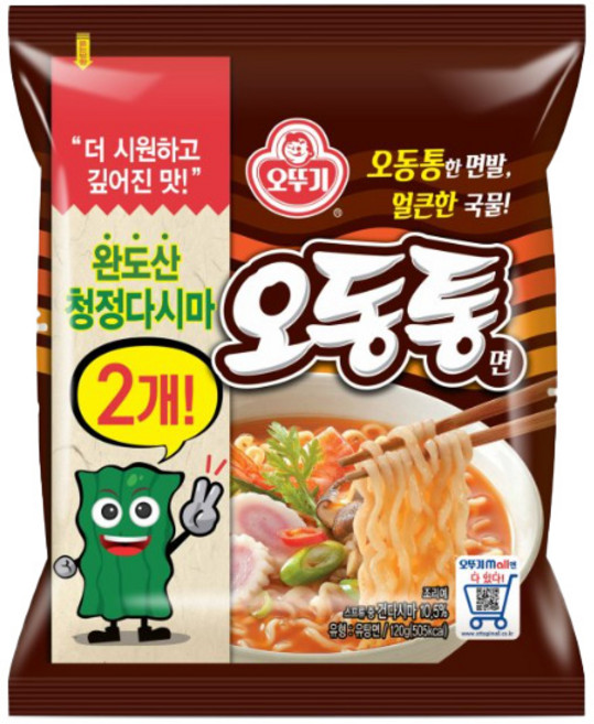 오뚜기 오동통면 120g, 1개