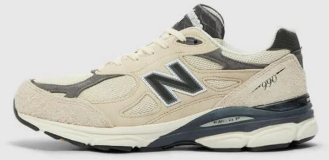 뉴발란스 990 운동화 그레이 트리플 블랙 화이트 M990 퓨어셀 (증정품 수납백), AD3, 265 - 쿠팡