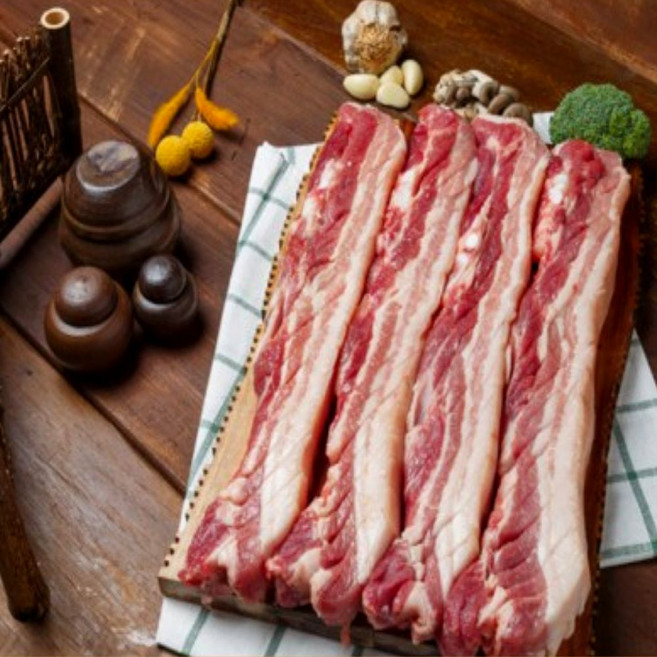 1+ 등급 프리미엄 한돈 벌집 오겹살 구이용, 1개, 300g