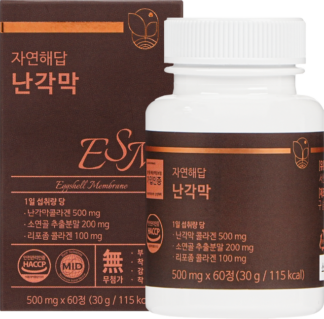 자연해답 난각막, 6박스, 60정