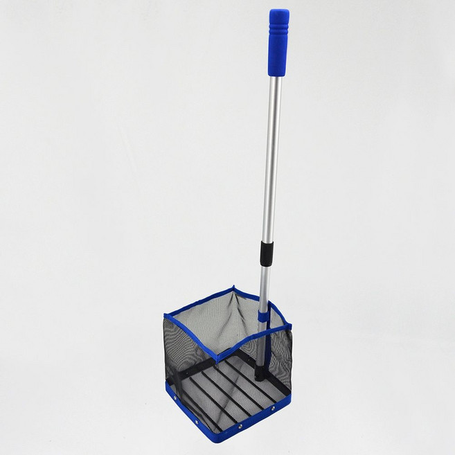 탁구공 바구니 이동식 바스켓 볼박스 레슨용 탁구장 멀티볼 거치대 정리용품, T3 블루 사각형 스프링 조절, 1개