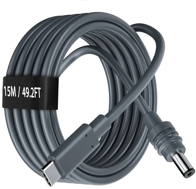 StarLink USB C-DC 전원 Mini Type-C 입력-방수 케이블 fit Gen3, 03 15M - 49.2FT
