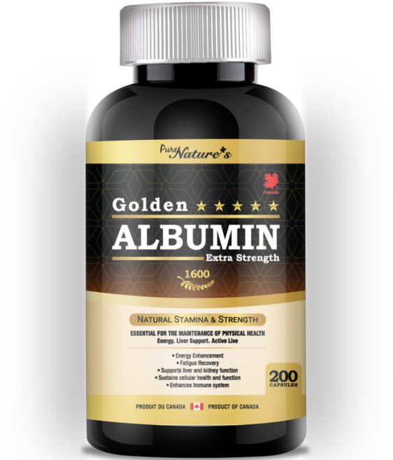 (PNC) 골든 알부민 - 고함량 1600mg 200정 고단백질 캐나다산 알부민 퓨어네이쳐스 알부민 PNC알부민 스폐셜할인 캐나다에서 직배송, 1개