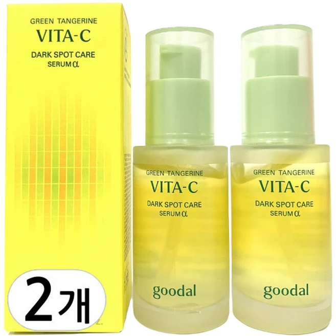 Green Tangerine Vita C Dark Spot Care Serum 40ml 2ea(1+1), 2개 - 쿠팡