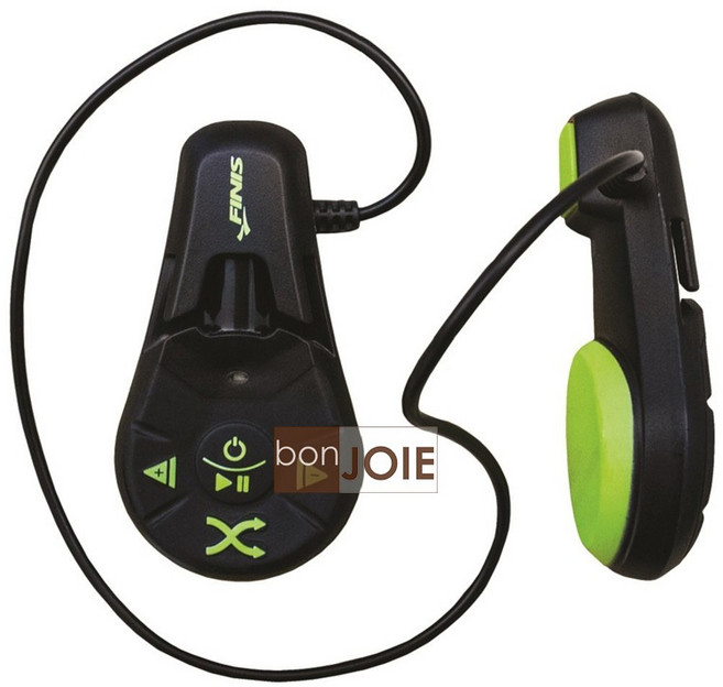Finis Duo 4GB 防水 MP3 播放器, 黑綠款