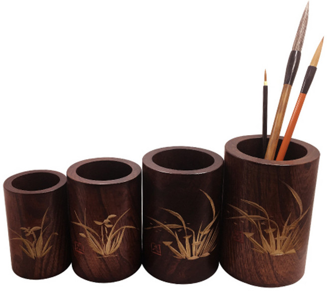 칠성당 원목 붓통 소.중.대.특대 붓꽂이 필통 서예 동양화재료, 소(23947)