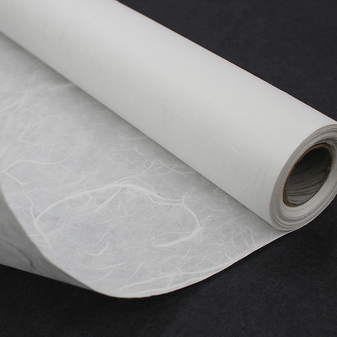 굵은닥운용롤한지 91cm x 20m 한지창호지 벽지 인테리어 도배지 창호지 운용지