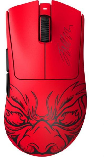 레이저 데스애더 V3 프로 무선 게이밍 마우스: 63g 경량 - 포커스 30K 광학 센서 스위치 Gen-3 초고속 프로그래밍 가능한 버튼 5개 90시간 배터리 페이커 에디션, Wireless, Faker Edition, 1개