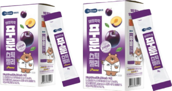 베베쿡 매일쑥쑥 스틱 젤리, 280g, 2박스, 푸룬