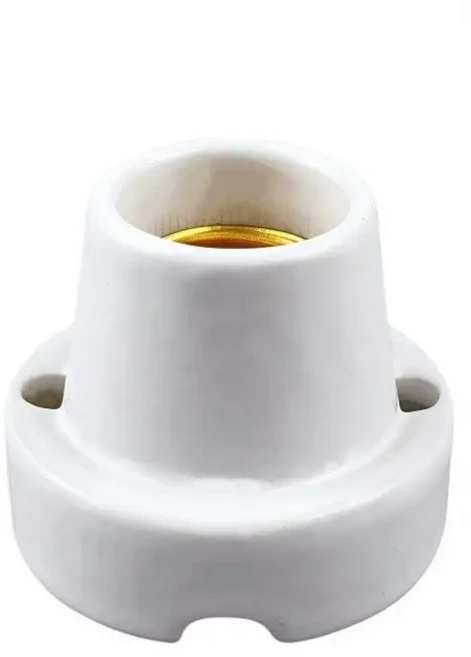 【YY】1개 2026년 신형 E27 소켓 나사형 세라믹 램프 홀더 고온 저항 구리 코어 라이트 베이스, 01 1Pc