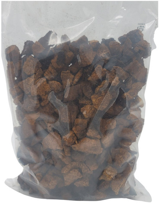 [러시베리] 차가버섯 조각 1540 : 실속형 세척-저온건조 시베리아 명품 차가버섯, 4개, 500g