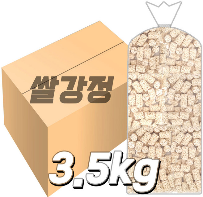 대용량 쌀대롱 (쌀강정) / 미가람 공장직송 직배송 최근제조 업소용 포대과자, 1개, 3.5kg
