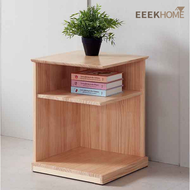 원목 모카 책꽂이 협탁, 내추럴