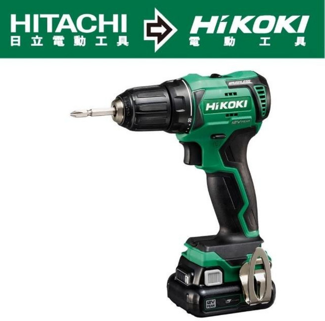 HIKOKI 12V充電式無刷起子電鑽 雙電4.0AH DS12DD, 1個