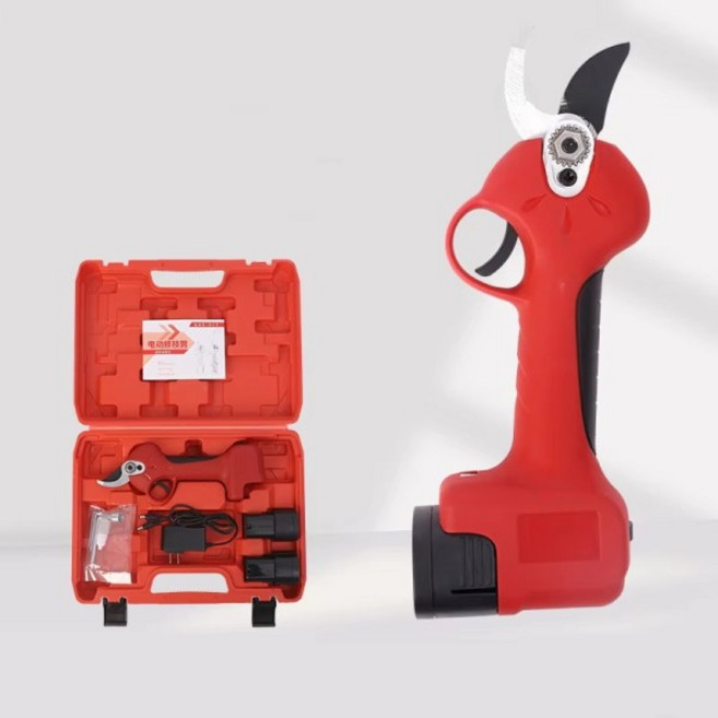 새로운 전정가위 과일나무 가지가위 야외용 고속 무선 전기 정원가위 전기 가위, 10 Blue 2.8 LCD pruning