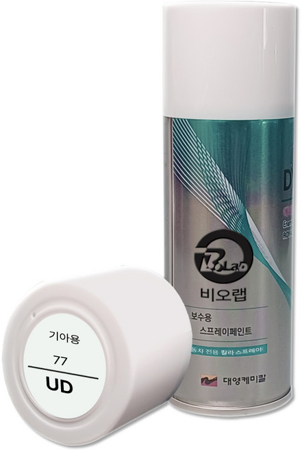 기아 봉고3 스프레이 카페인트 도색 도장 (비오랩) 카고/탑차/화물차, UD-클리어화이트 (봉고77), 1개