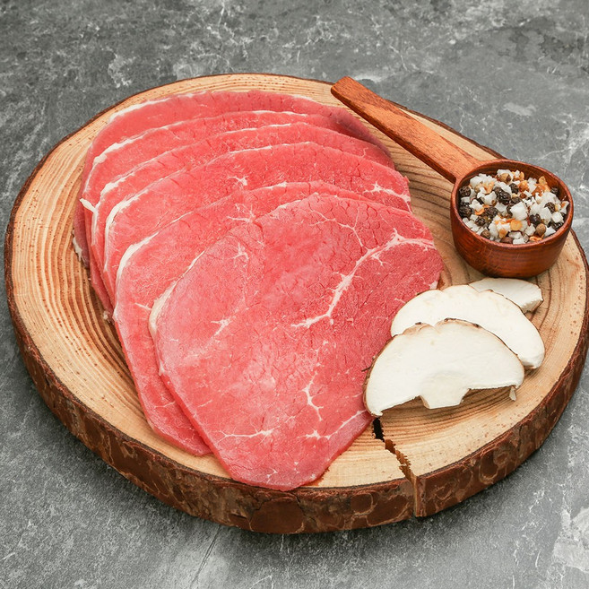 푸주 고소한 저지방 홍두깨살, 육전 구이용 250g, 1개