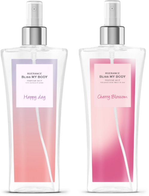 1+1 [로에랑스] 대용량 퍼퓸 바디 미스트 250ml, 01. 바디미스트_체리블러썸, 04.바디미스트_해피데이, 2개