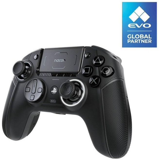 NACON Revolution 5 Pro 공식 라이선스 PlayStation 무선 게임 컨트롤러 (PS5/PS4/PC 호환) - 홀 효과 센서 트리거 스톱 버튼 매핑 가능, Triple Black, 1개