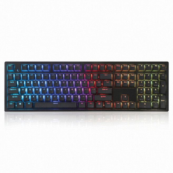 COX 콕스 엠프리스 RGB PBT 완전방수 유선 일반형 키보드, 블랙바디(블랙 키캡), 무접점