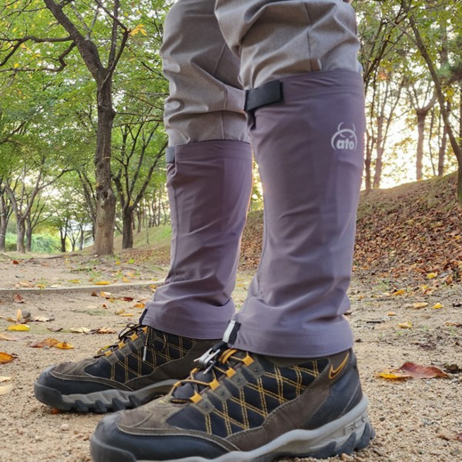 (국산) 사계절 발목토시 좌우세트-바지오염방지 등산스패츠 발토시 각반 숏스패츠 공사현장 농촌 작업용 미니스패츠 남여공용, 그레이