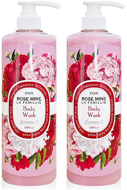 /a에바스 로즈마인5 라파밀리에 바디워시 1000ml 2개, 1L