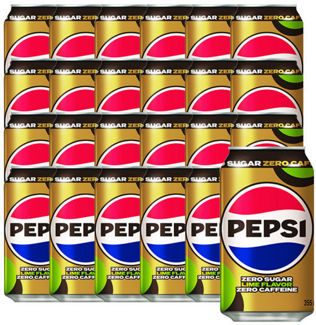 펩시제로 라임 제로카페인 355ml 24캔 청량음료 / 탄산음료 / 탄산