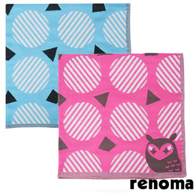 레노마 남녀 삼중직 선염손수건 (RTI2801)