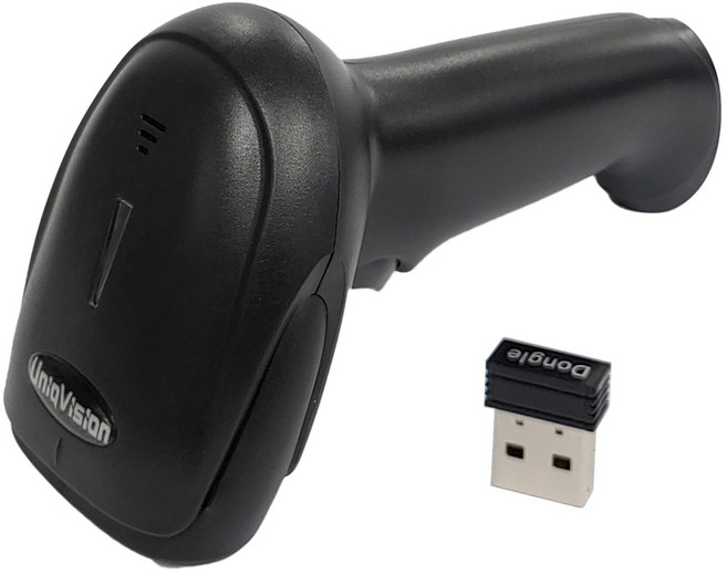 해피맥스 무선 바코드스캐너 1D 2.4GHz USB리시버, UV7100HAPPY