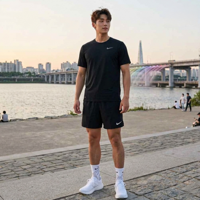 나이키 반바지 드라이핏 투인원 트레이닝 러닝 운동 7인치