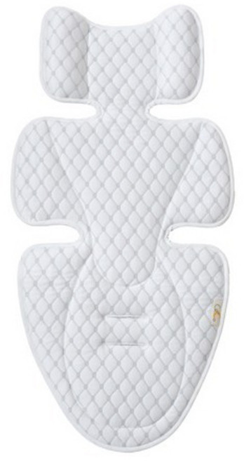 코코자네 시원한 휴비스 듀라론 냉감 유모차 쿨시트 (디럭스 절충형 휴대용 유모차 전제품 호환 가능), 화이트, 1개