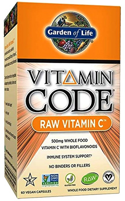 Garden of Life Vitamin Code維他命C素食膠囊 500mg, 60顆, 1罐