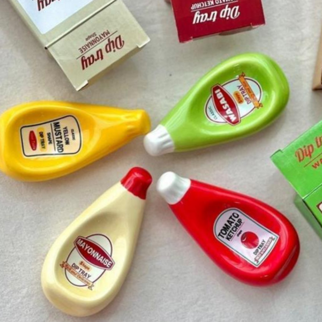 미니어처소스볼 소스볼 미니 케첩 마요네즈 그릇 세트, 빅머스