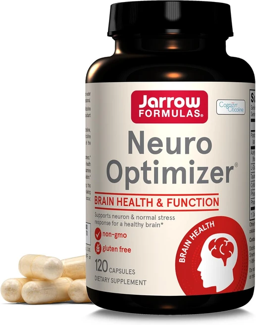 Jarrow 자로우 Neuro Optimizer 120정 캡슐, 자로우포뮬러 식물성 BroccoMax 35mg 캡슐 1, 1개 - 쿠팡