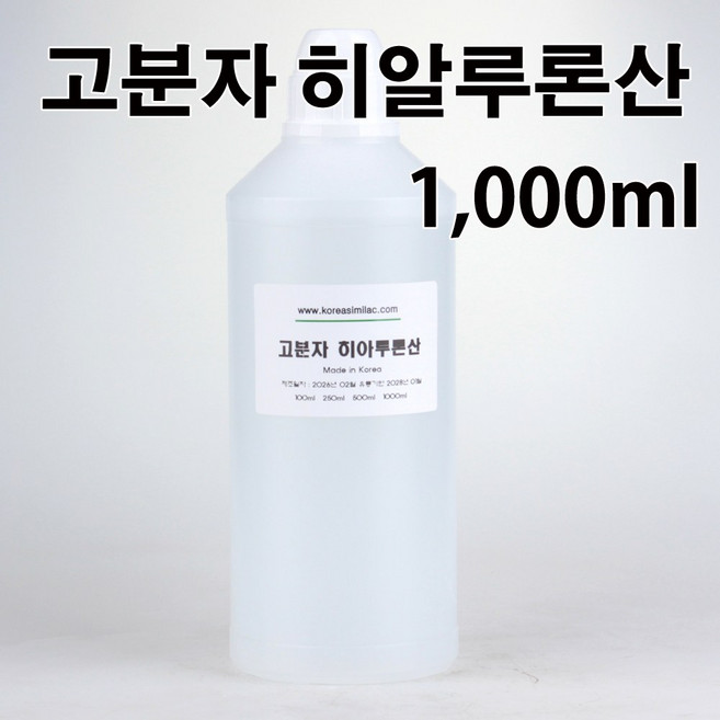 코리아씨밀락 히알루론산 히아루론산, 히알루론산 1리터, 1개