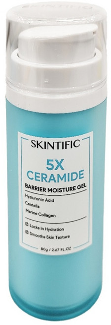 SKINTIFIC 5X 神經醯胺保濕乳霜, 80g, 1瓶