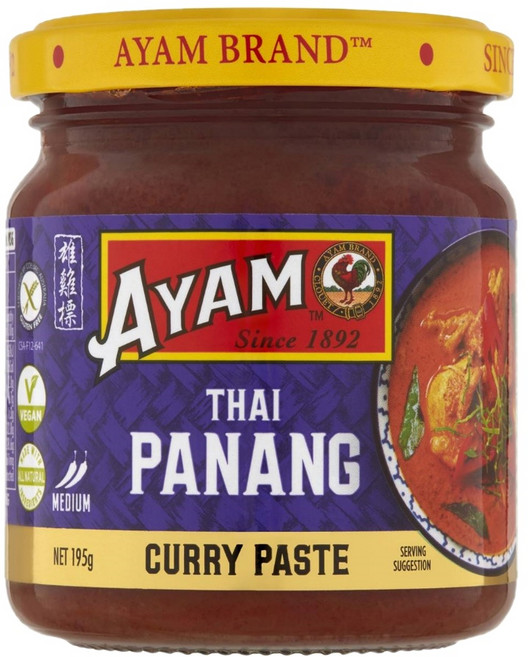 아얌 태국 패냉 커리 페이스트 소스 195g Ayam Panang Curry Paste, 1개