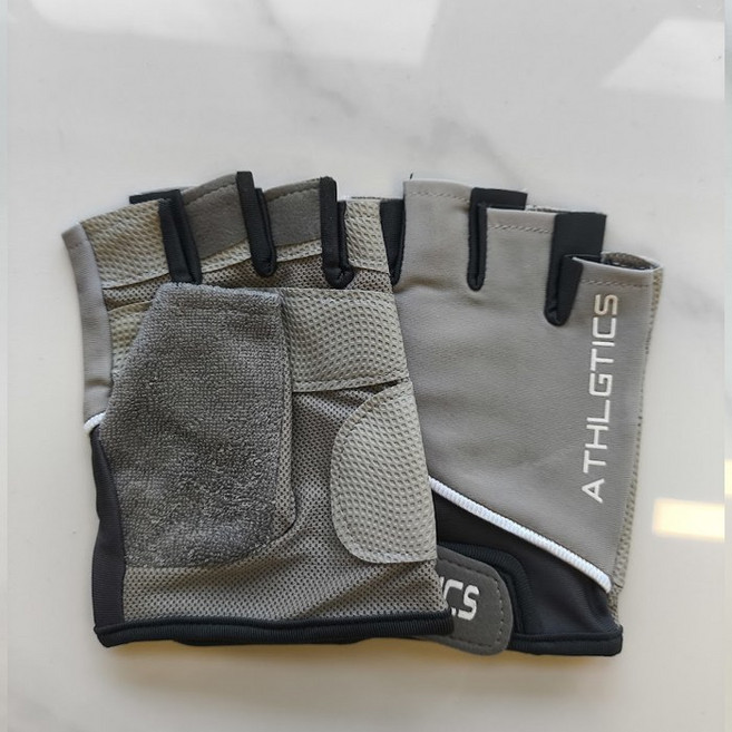 MIROSE 다용도 헬스장갑 등산 자전거 필라테스 반장갑 논슬립 장갑, MRS_그레이