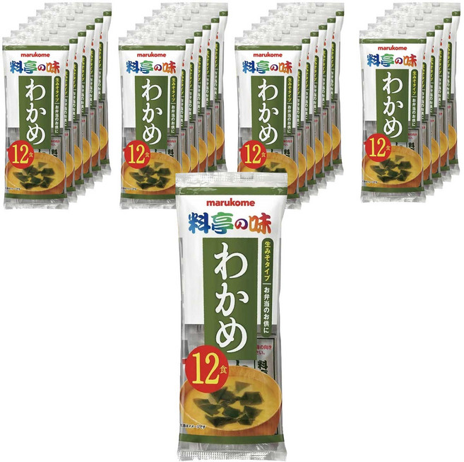 마루코메 요정의 맛 미역 생미소된장 타입 12개입, 24개