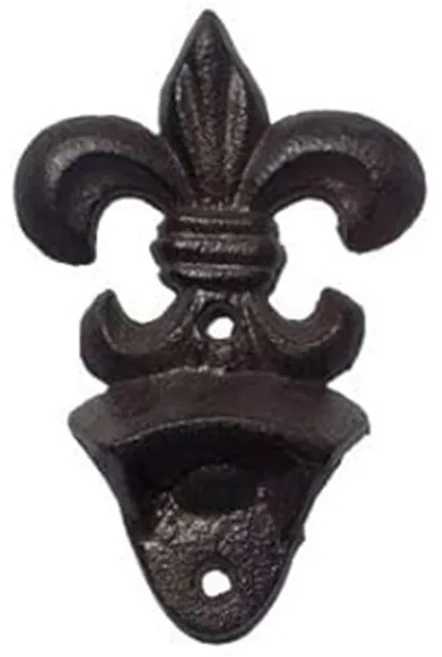 캐스트 다리미 벽걸이 맥주 병따개 빈티지 소박한 가정 바 KTV 호텔, 01 Dark Brown