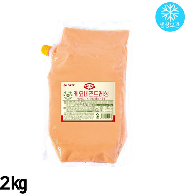 롯데 감칠맛 델가 케요네즈 드레싱 고급식당 식자재 1개입, 1개, 2kg