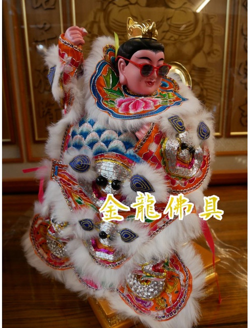 金龍佛具 高級太子戰甲 中壇元帥 三太子 太子爺 戰袍 一尺三 T070