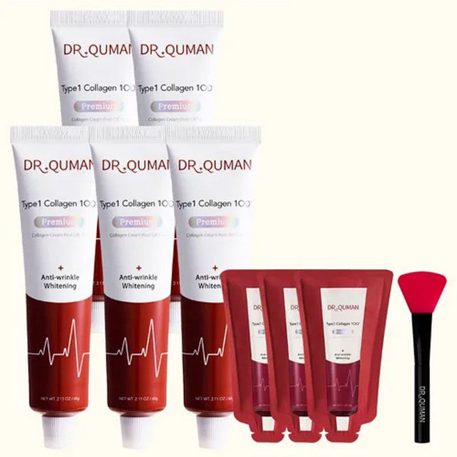 닥터큐먼 Type1 콜라겐 100 크림팩+스파출러