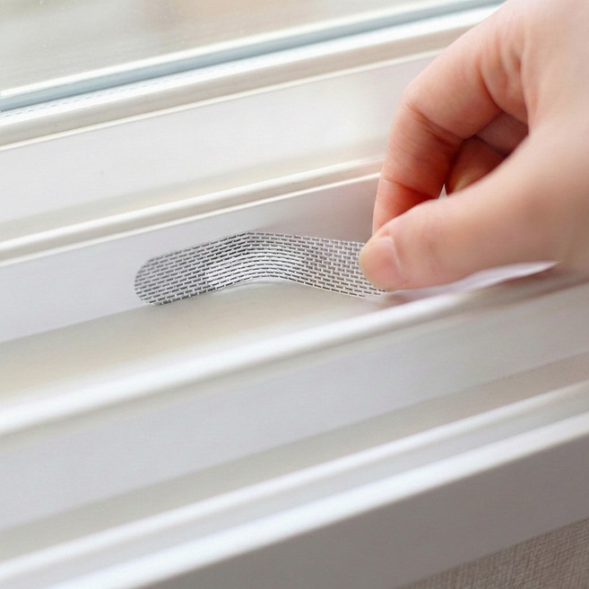 [대용량 20매] 창문 물구멍 방충망 스티커 벌레차단 5매입 x 4팩 세트, 1세트