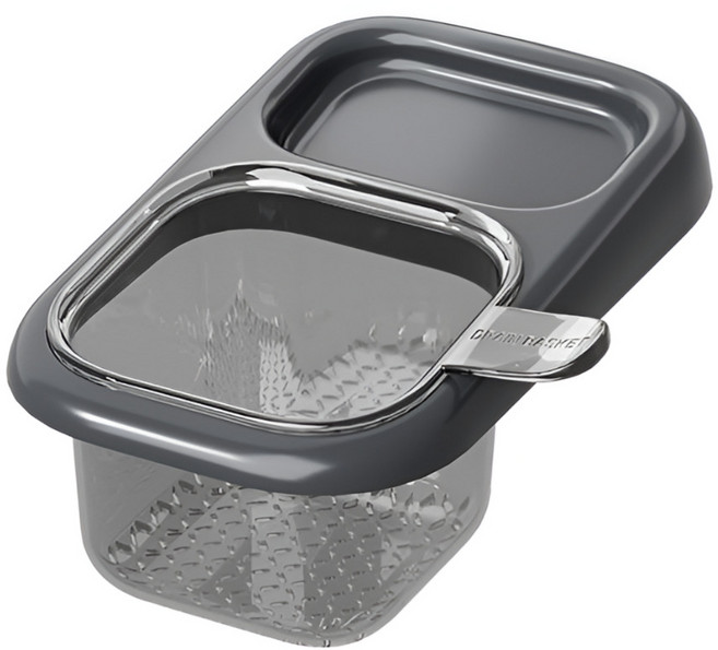 알리오마켓 깔끔한 주방 관리 싱크대 음식물 거름망 수세미 거치대, 1개, 블랙