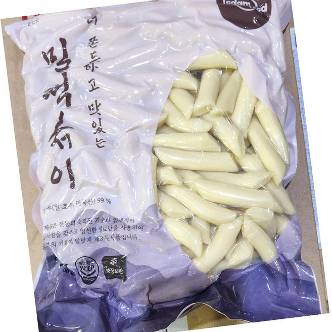 토담 밀떡볶이 떡 냉장 건조 중 2kg 떡볶이 요리 업소용, 1개