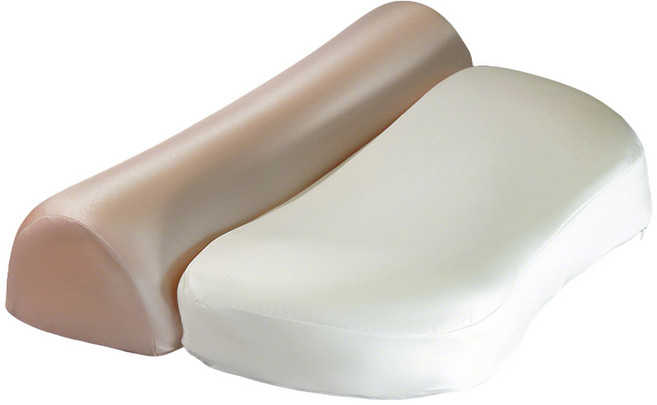 LADERIVE 목베개 메모리폼 목베개 목편안한 일자목 속베개커버, 1개, 화이트+그레이 - 목베개