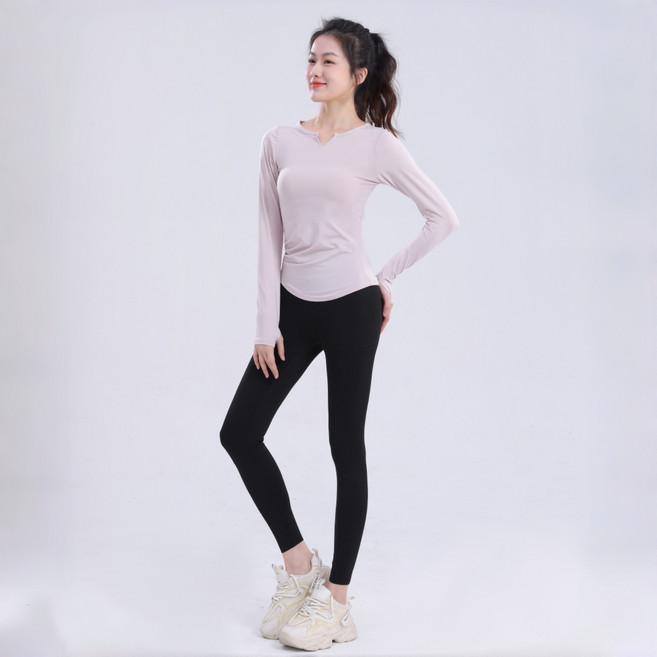 VIISHOW 여성 요가복 스포츠 세트 필라테스복+레깅스